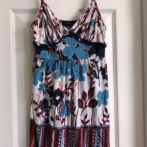 Floral Fit & Flare Tank